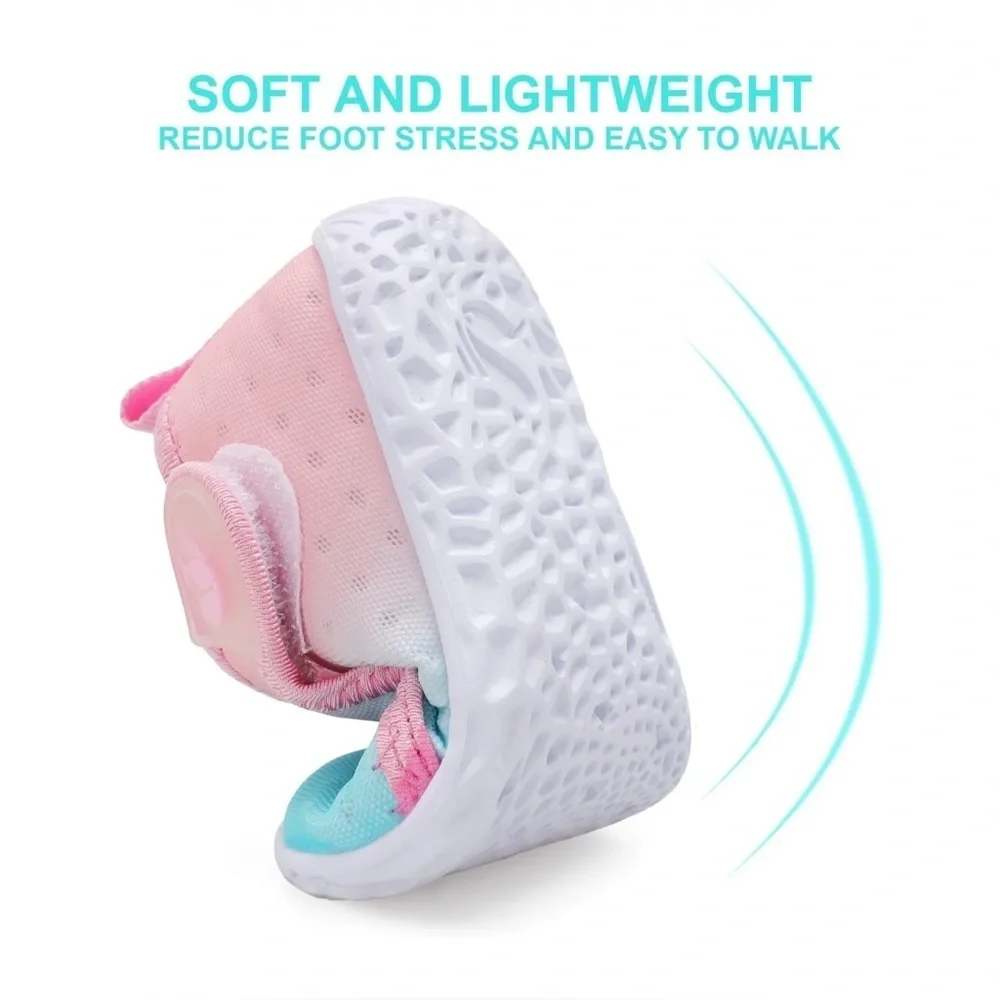 Barerun Kids Water Shoes Gradient Pink and Blue Barefoot Shoes